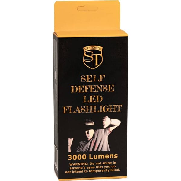 3000 Lumen LED Self Defense Zoomable Flashlight - Image 5